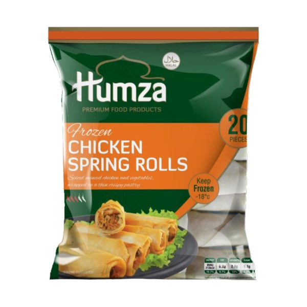 Frozen Springrolls with Chicken Humza 650g (20 pieces)